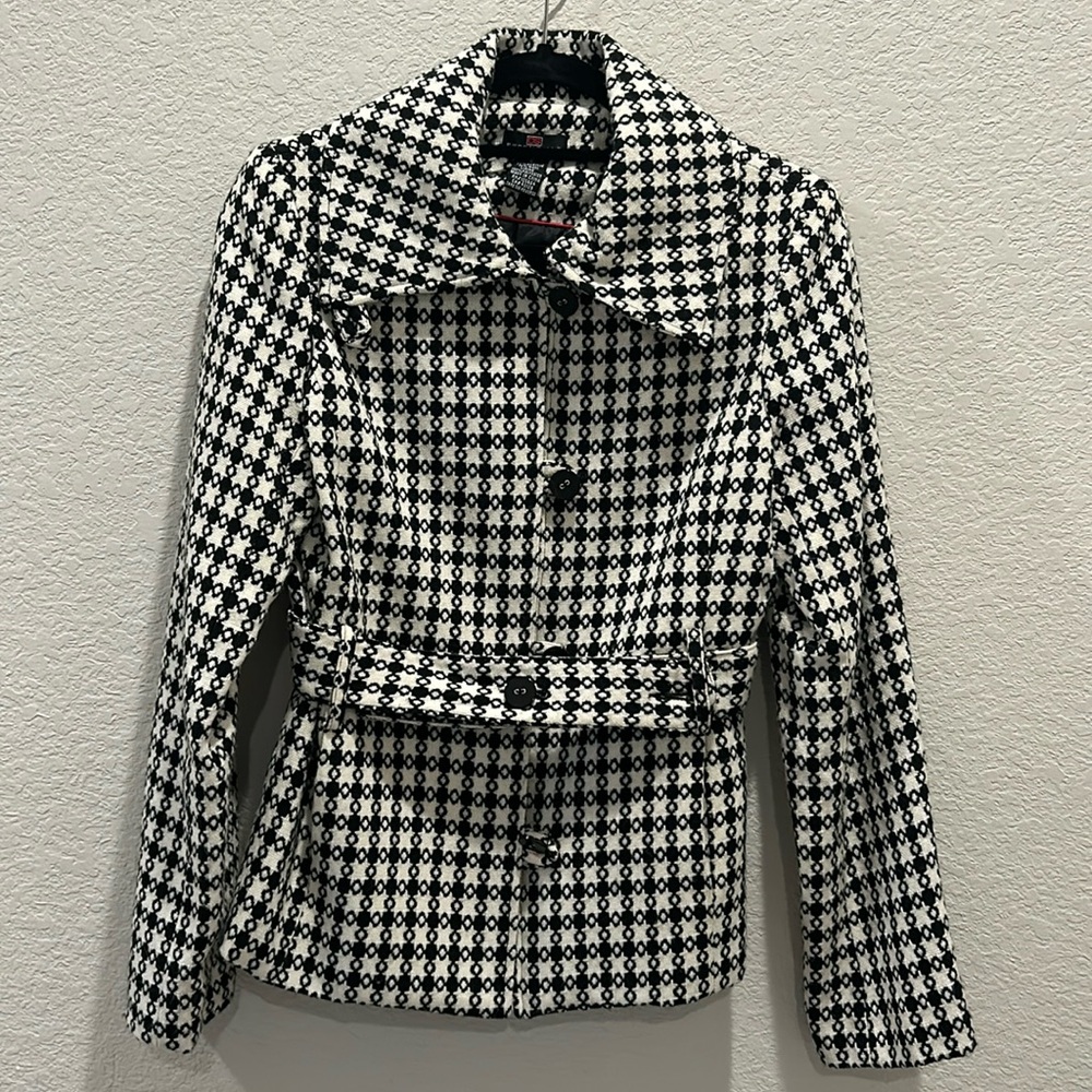 Classic Ds Essentials Houndstooth, Blazer. Size 6… - image 1